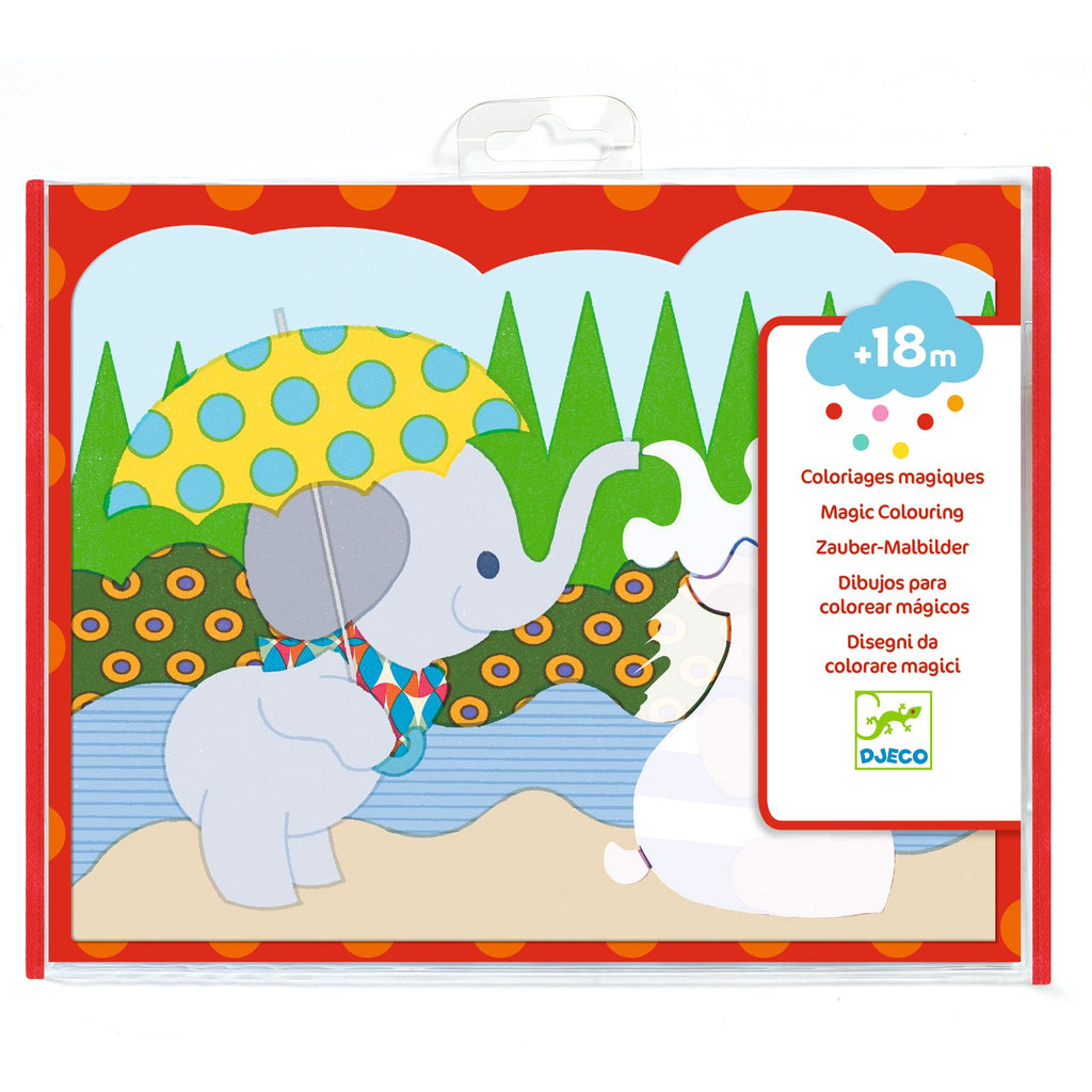 Cards Da Colorare Con Penna Ad Acqua - Nascosto Fuori