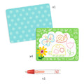 Cards Da Colorare Con Penna Ad Acqua - Farfalla e Lumaca