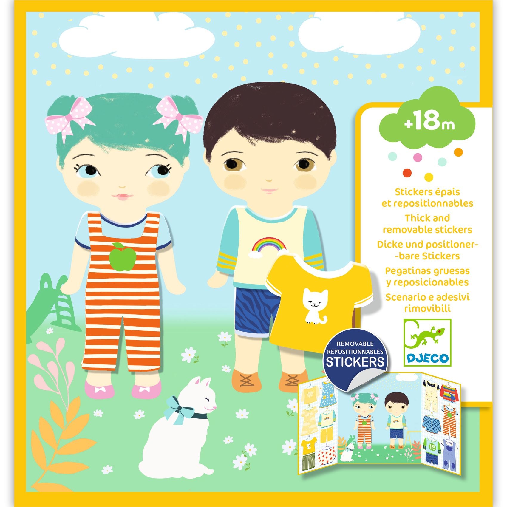 Stickers Attacca e Stacca - Vestiti