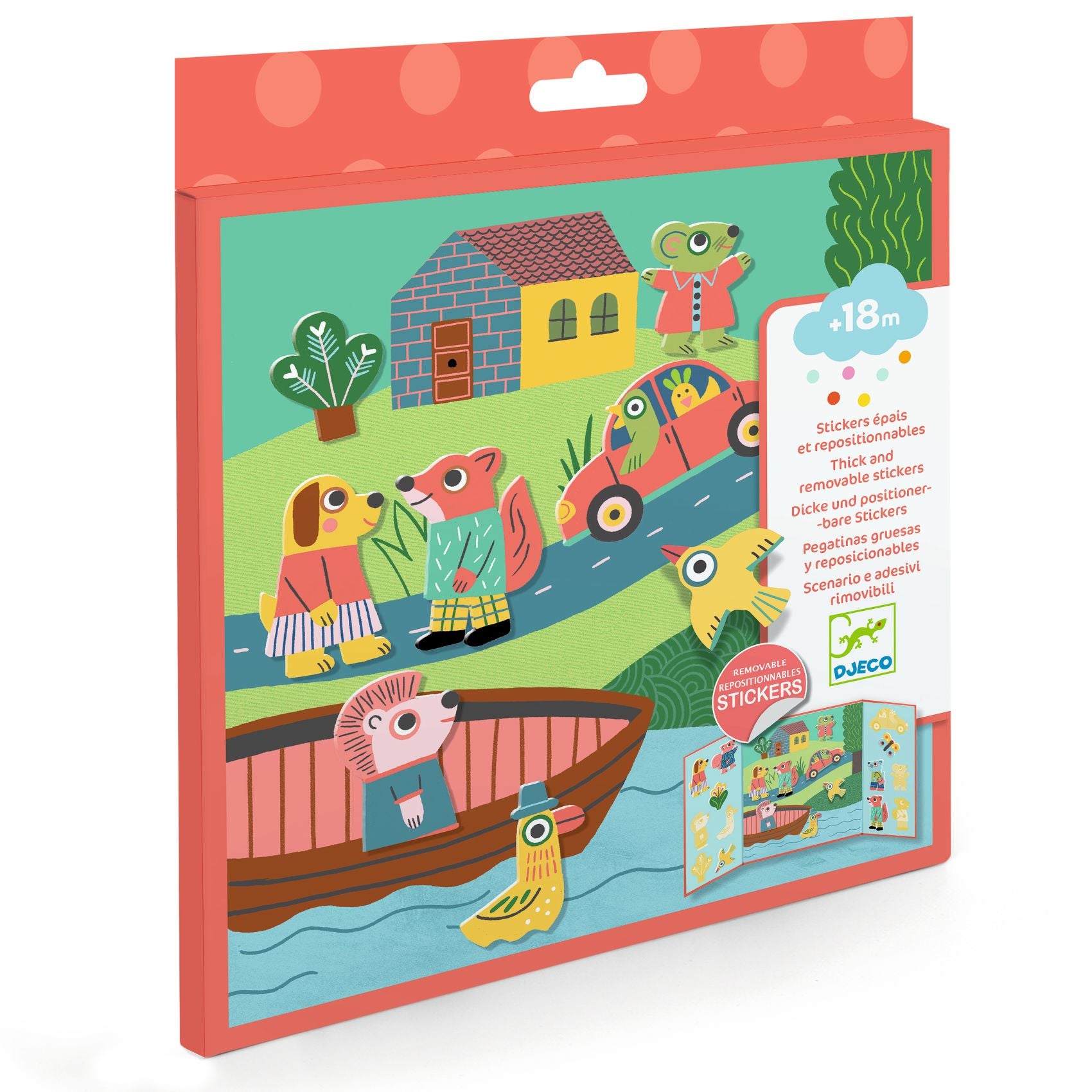 Stickers Attacca e Stacca - Animali