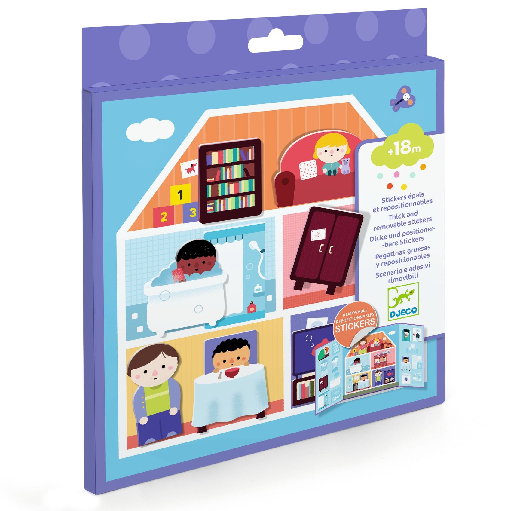Stickers Attacca e Stacca - Casa