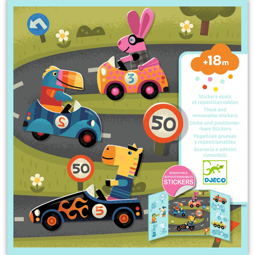 Stickers Attacca e Stacca - Automobili