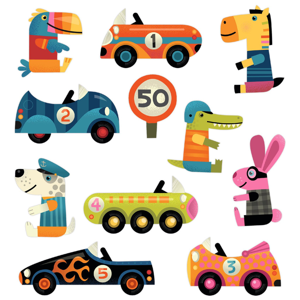 Stickers Attacca e Stacca - Automobili