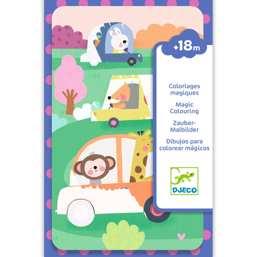 Mini Cards Da Colorare Con Penna Ad Acqua - In Viaggio