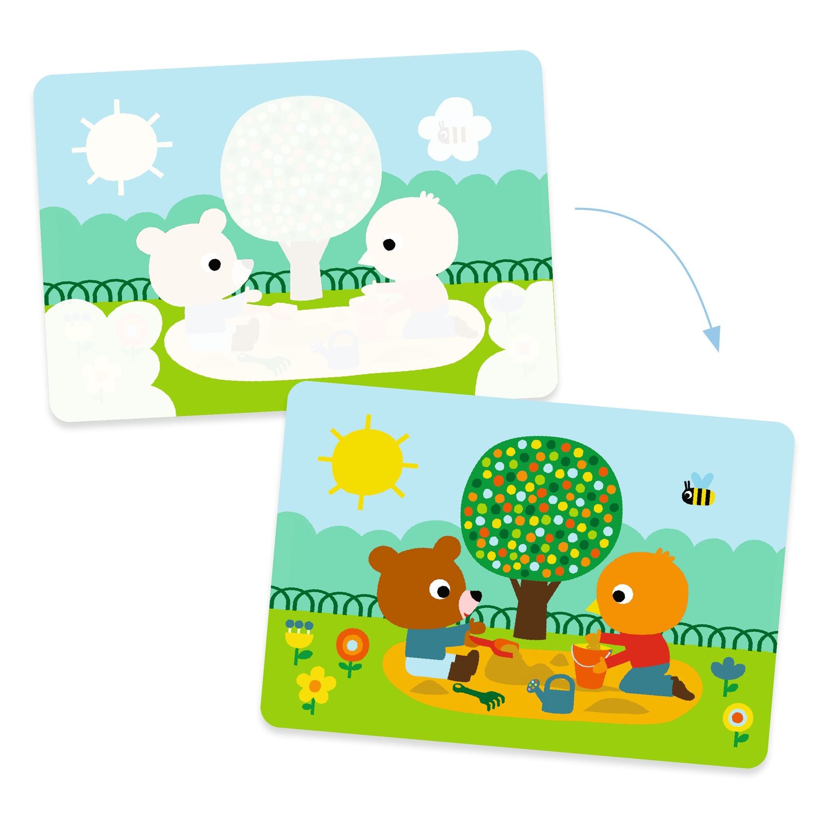 Mini Cards Da Colorare Con Penna Ad Acqua - Ai Giardinetti