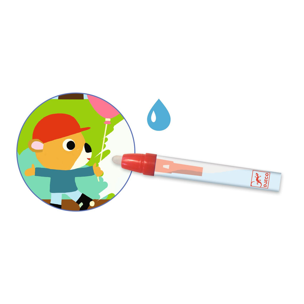 Mini Cards Da Colorare Con Penna Ad Acqua - Ai Giardinetti