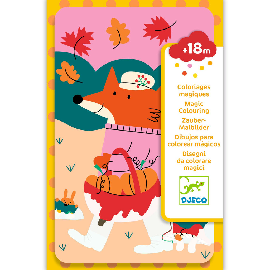 Mini Cards Da Colorare Con Penna Ad Acqua - Quattro Stagioni