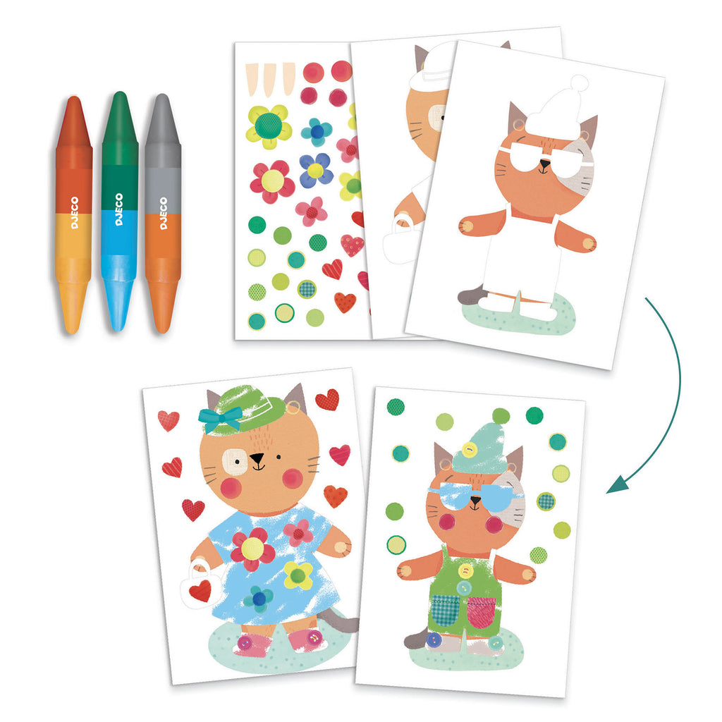 Kit 6 Attività - Gli Animali E Le Loro Case