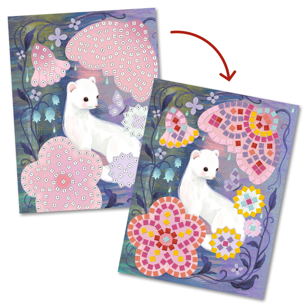 Kit Mosaico Adesivo - Sottobosco - Djeco - immagine 4