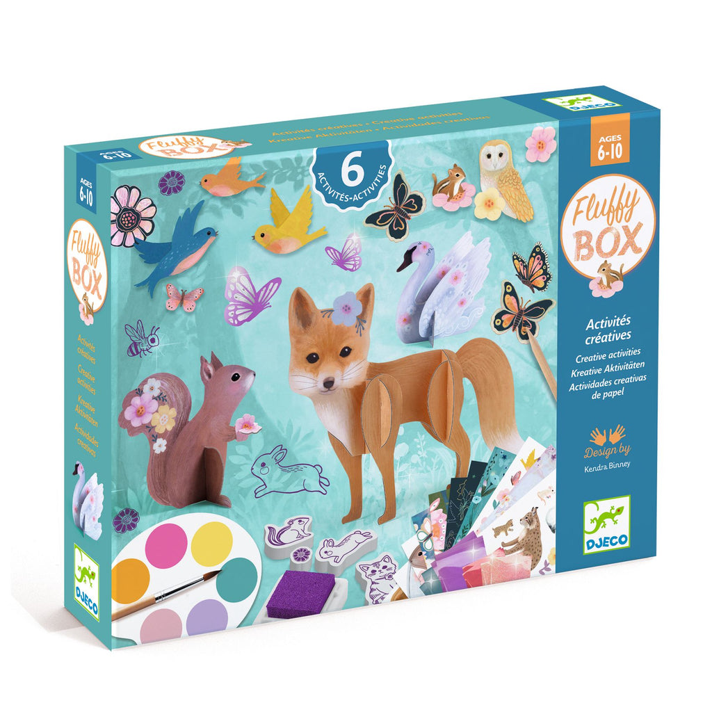 Box 6 Attività - Fluffy - Animali Della Foresta