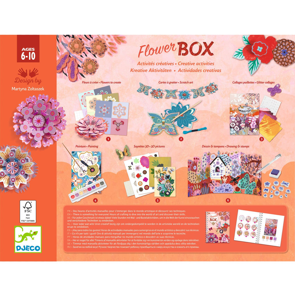 Box 6 Attività - Fluffy - Fiori