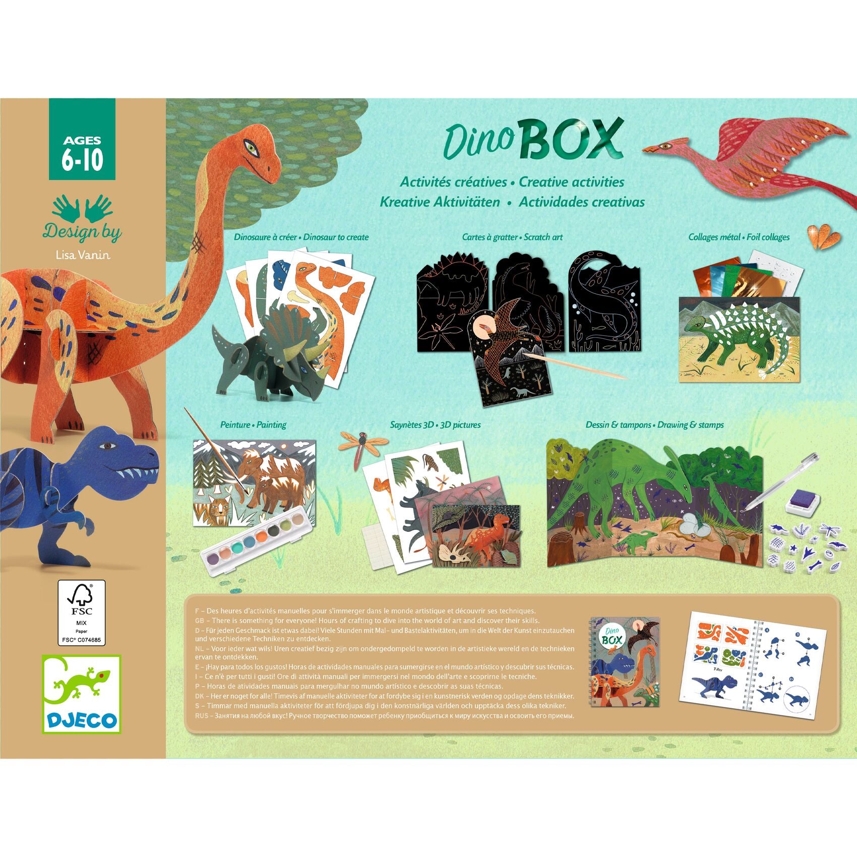 Box 6 Attività - Dinosauri