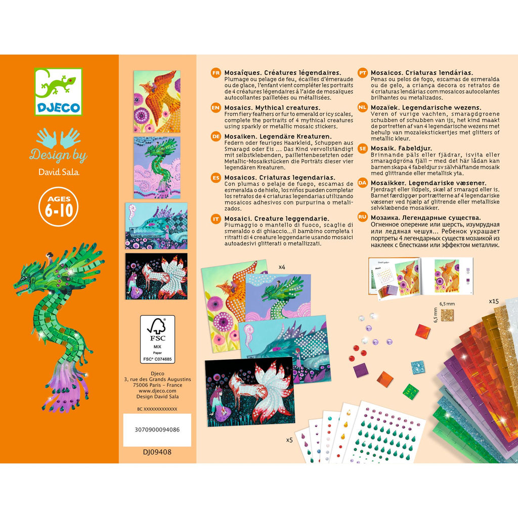 Kit Mosaico Adesivo - Creature Leggendarie