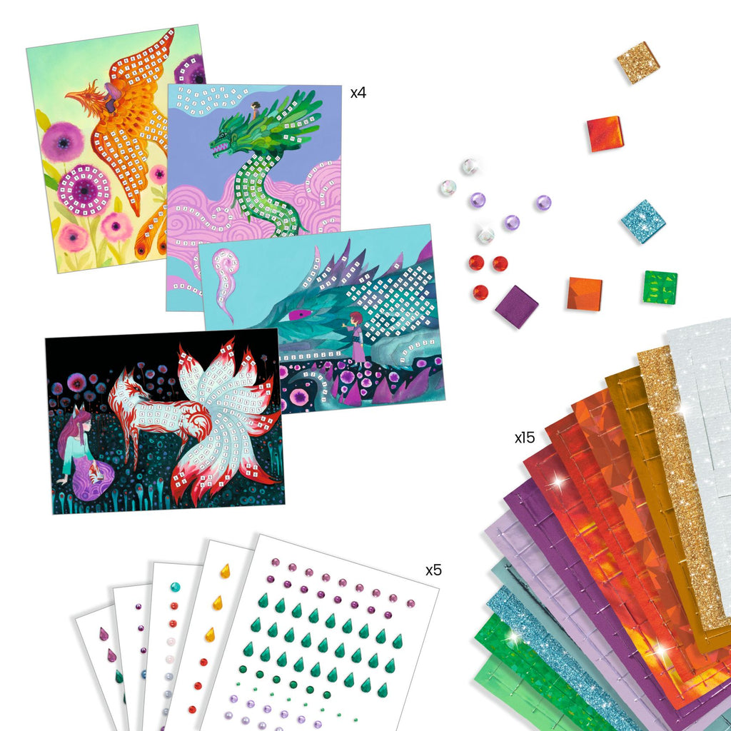 Kit Mosaico Adesivo - Creature Leggendarie