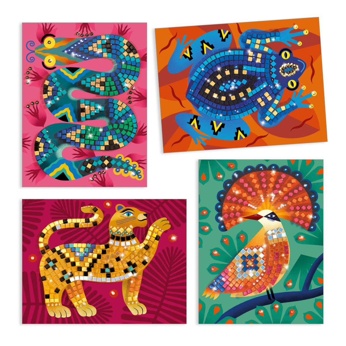 Kit Mosaico Adesivo - Nella Giungla - Djeco - immagine 3