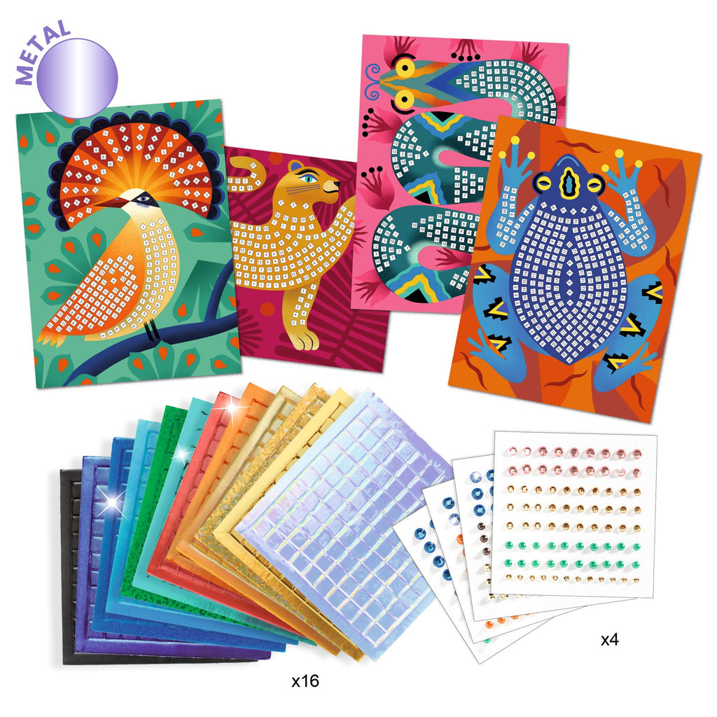 Kit Mosaico Adesivo - Nella Giungla - Djeco - immagine 6