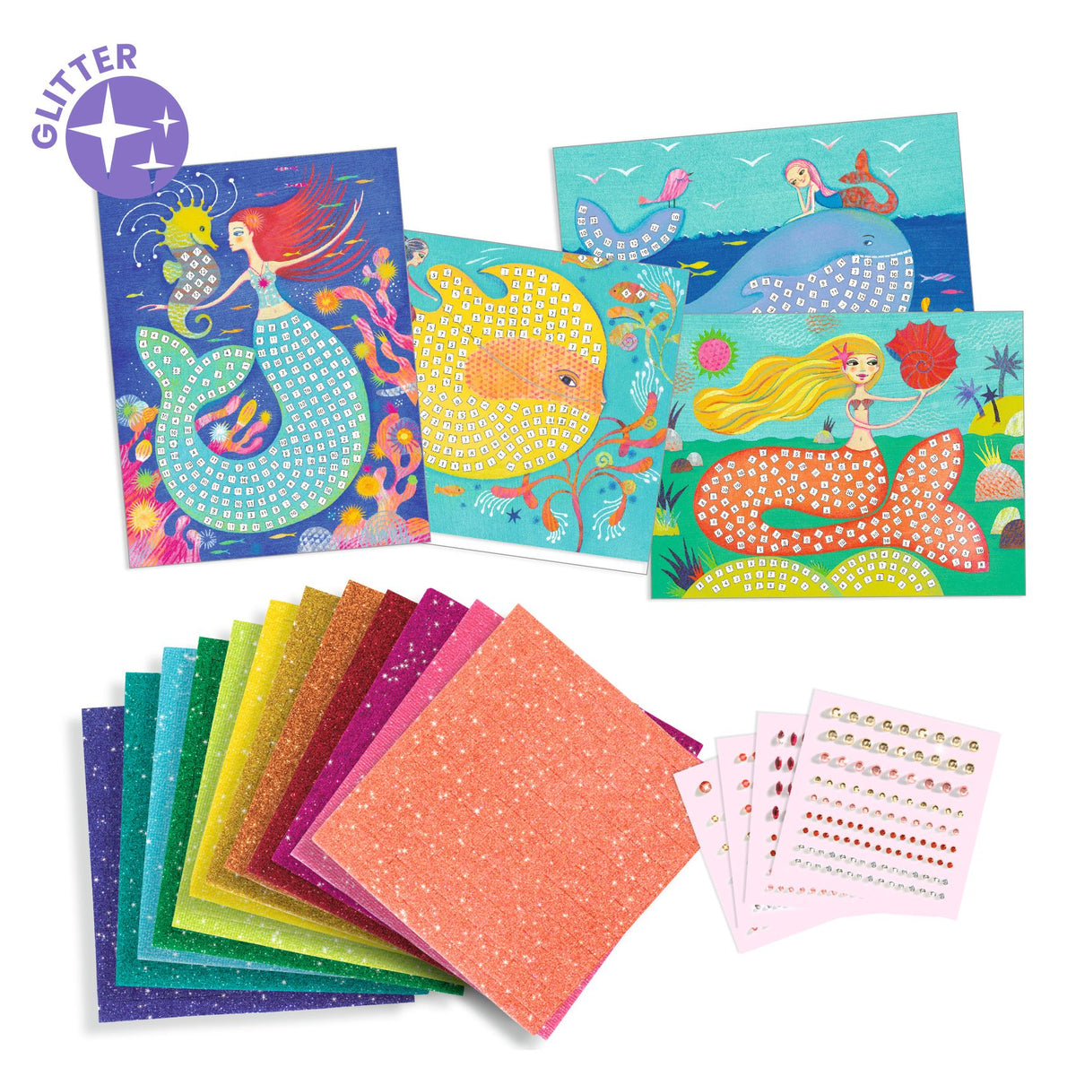 Kit Mosaico Adesivo - Il Canto Delle Sirene - Djeco - immagine 6