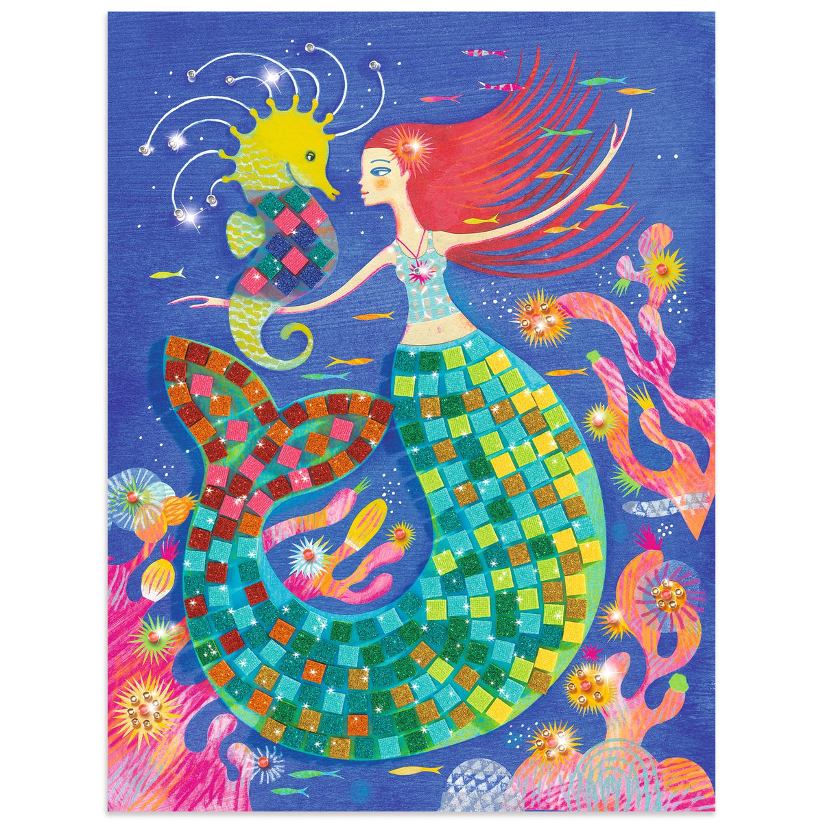 Kit Mosaico Adesivo - Il Canto Delle Sirene - Djeco - immagine 7