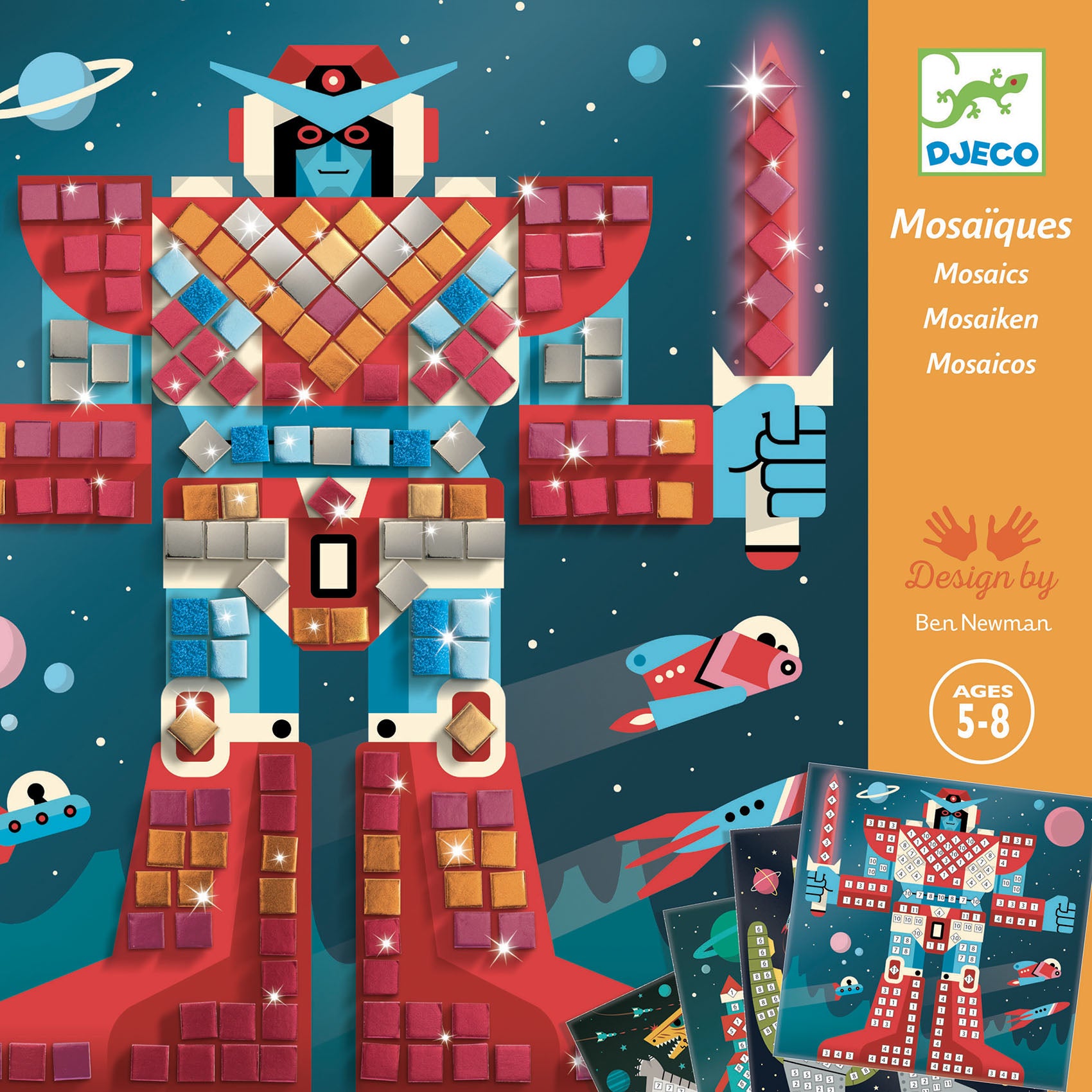 Kit Mosaico Adesivo - Battaglia Spaziale