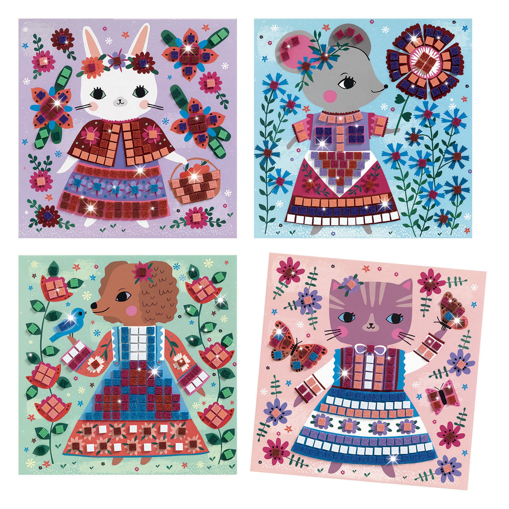 Kit Mosaico Adesivo - Animali Domestici