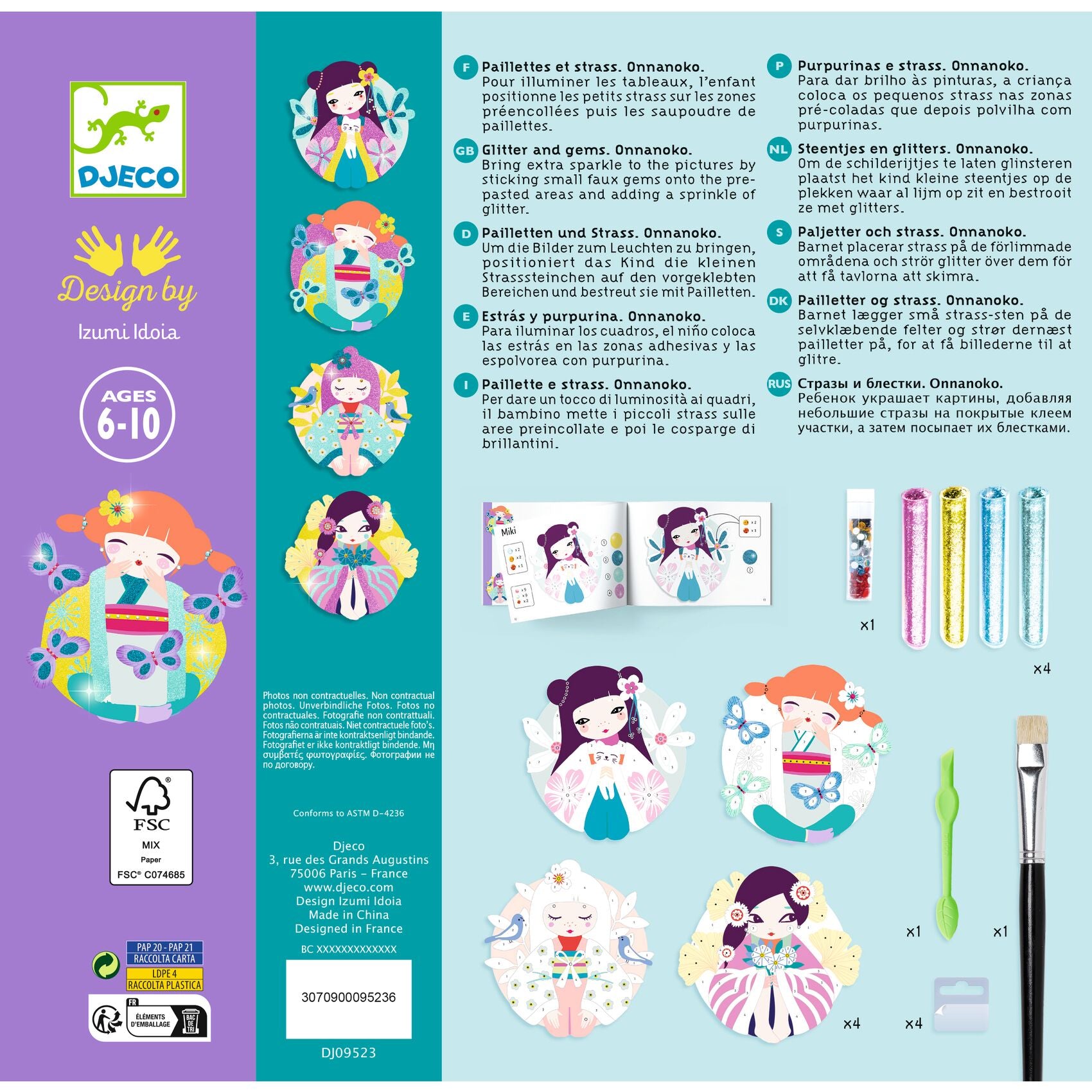 Kit Sabbia Glitterata - Onnanoko