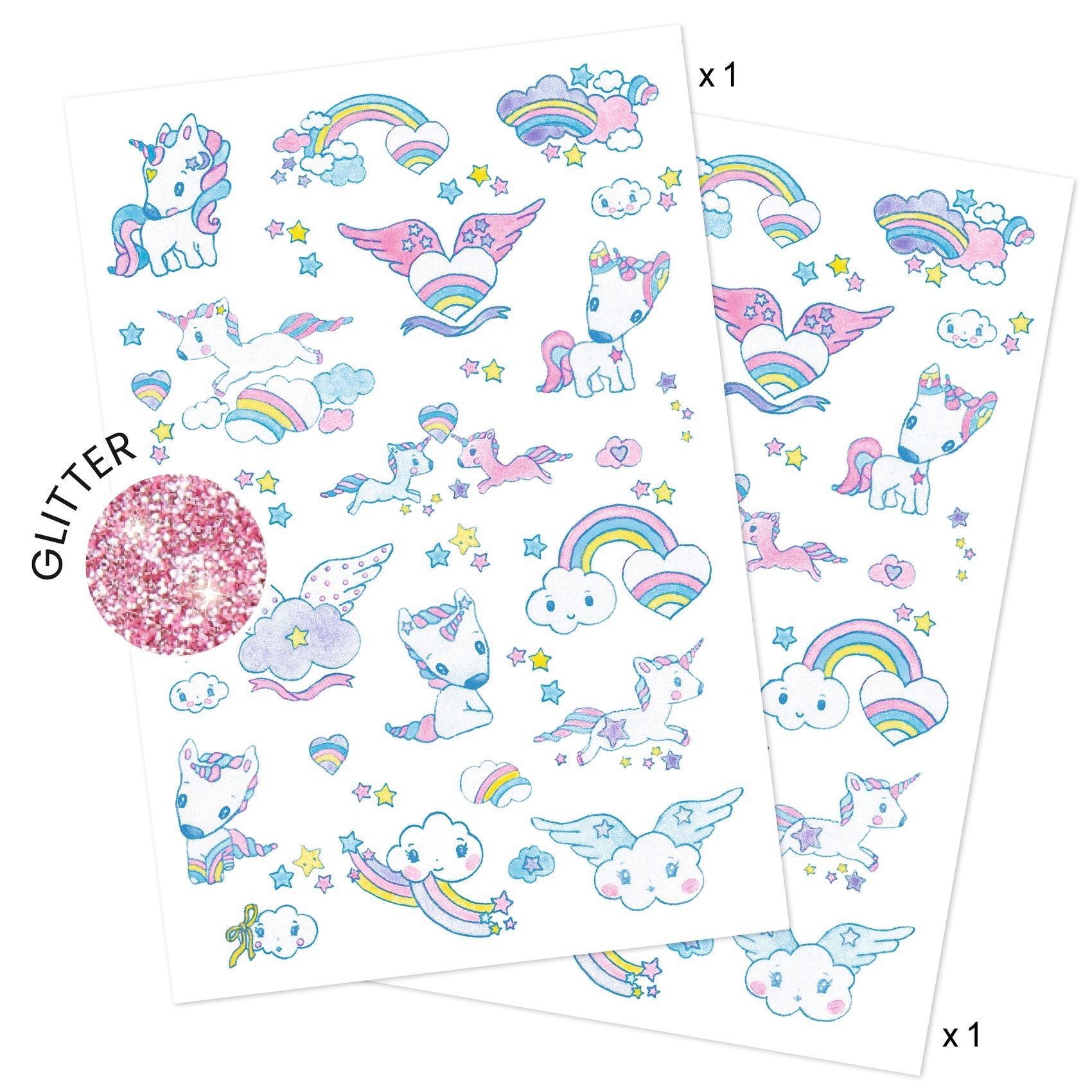 Tatuaggi Temporanei - Unicorni