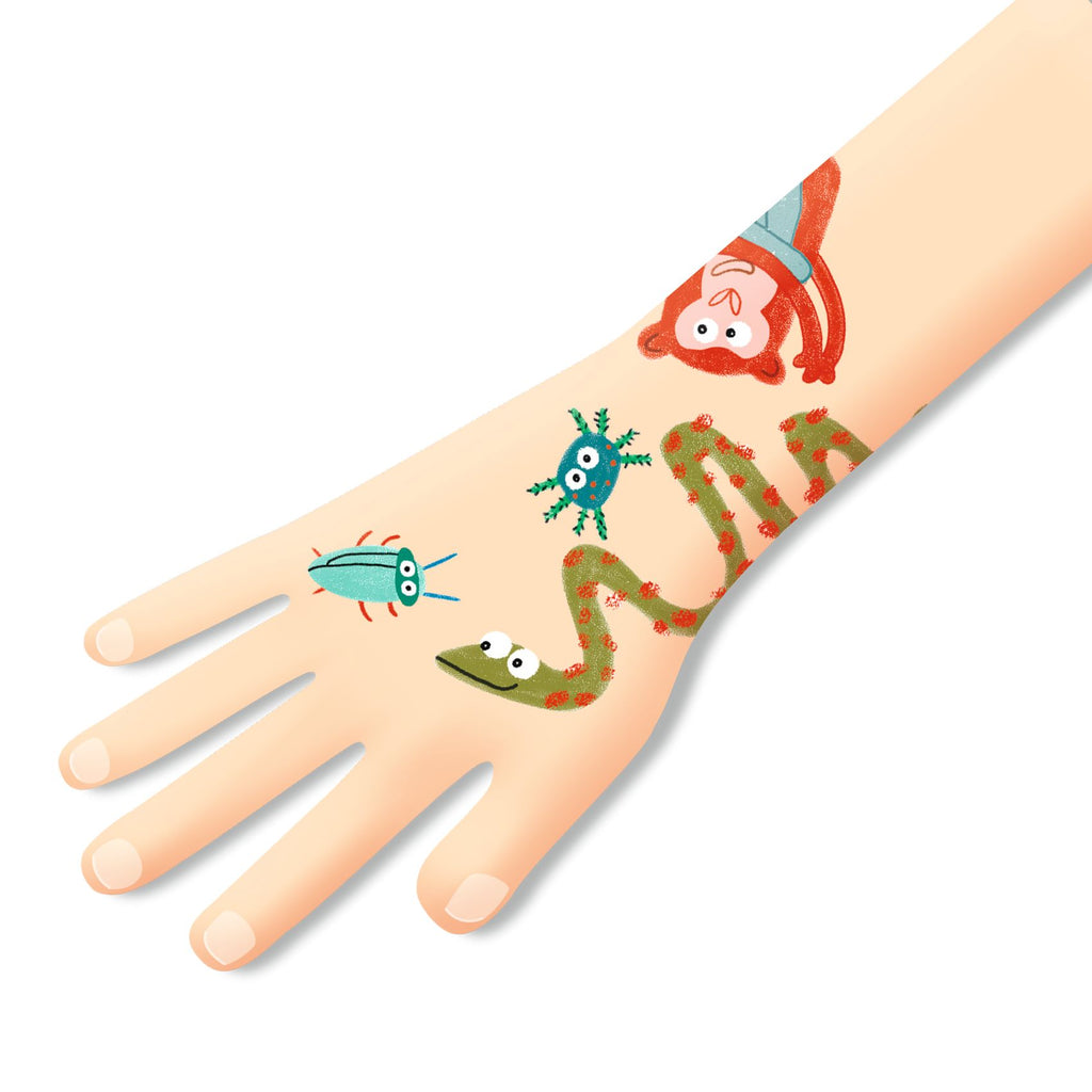 Tatuaggi Temporanei - Animaletti E Mostri