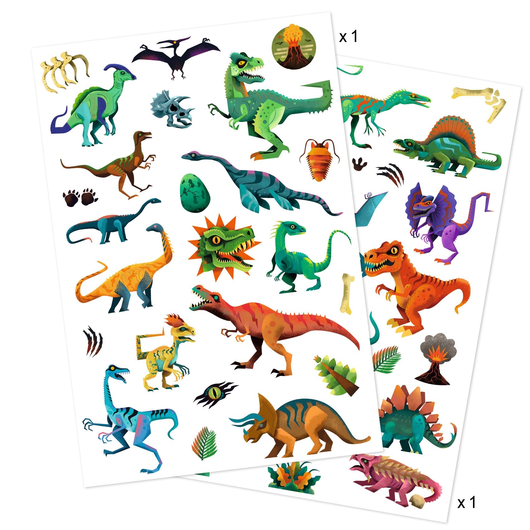 Tatuaggi Temporanei - Dinosauri