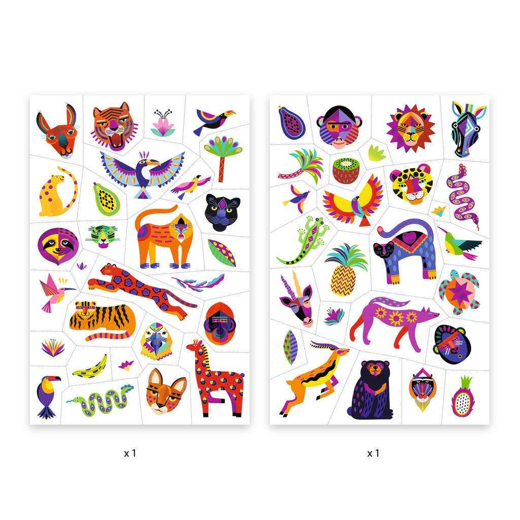 Tatuaggi Temporanei - Animali Selvatici