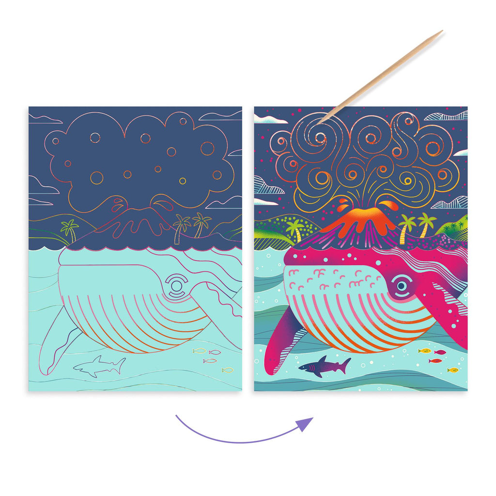 Carte Da Grattare - Sotto-Sotto - Djeco - immagine 4