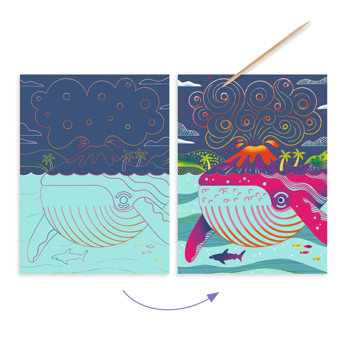 Carte Da Grattare - Sotto-Sotto - Djeco - immagine 4