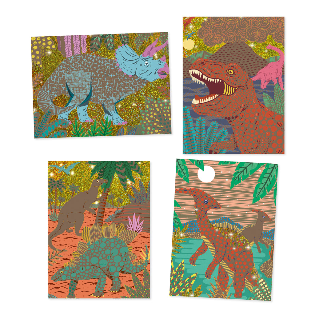 Carte Da Grattare - Dinosauri