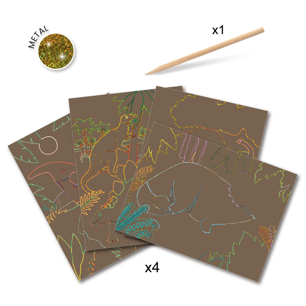 Carte Da Grattare - Dinosauri