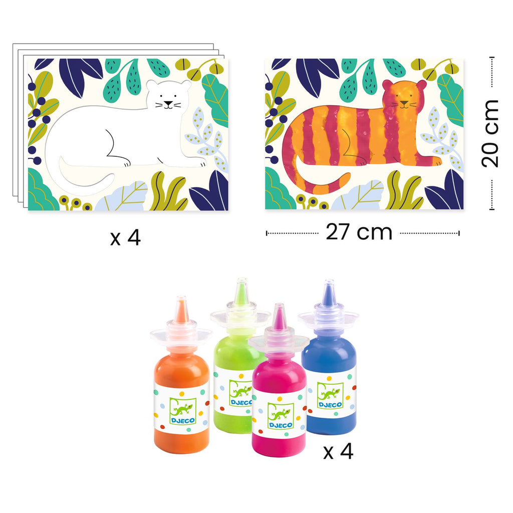 Kit Pittura Senza Sporcare - Scarabocchiato e Bello - Djeco - immagine 3