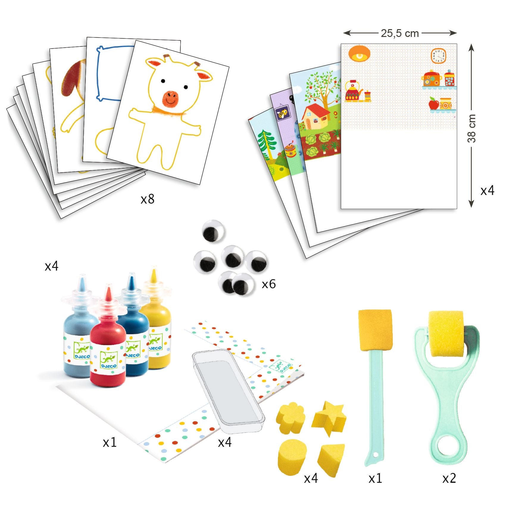 Kit Pittura - Le Avventure Degli Animali 