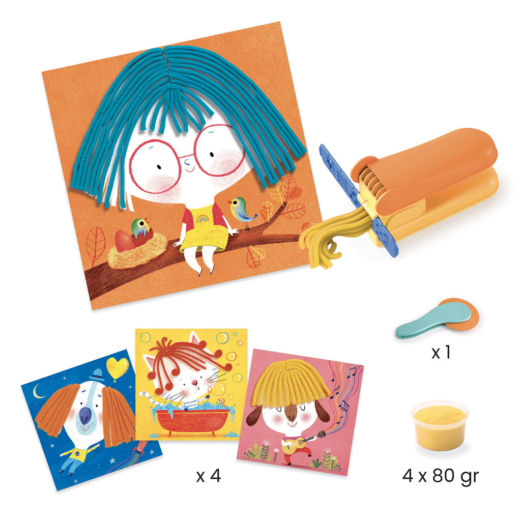 Kit Pasta Modellabile - Riccioli E Capelli Lisci 