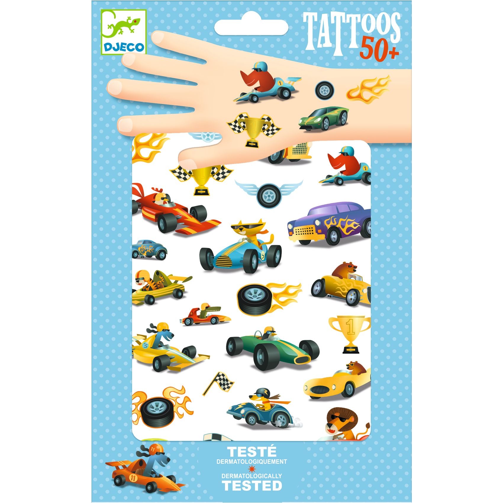 Tatuaggi Temporanei - Auto da Corsa