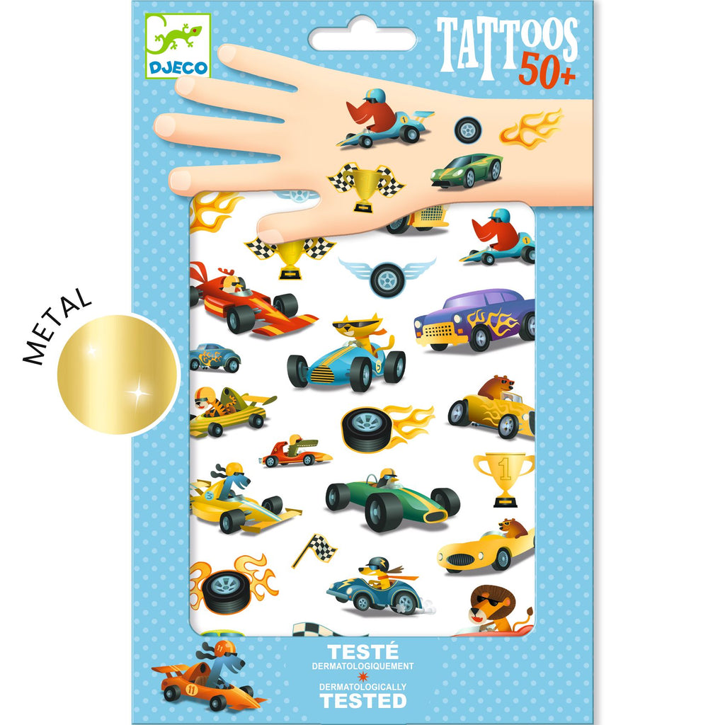 Tatuaggi Temporanei - Auto da Corsa