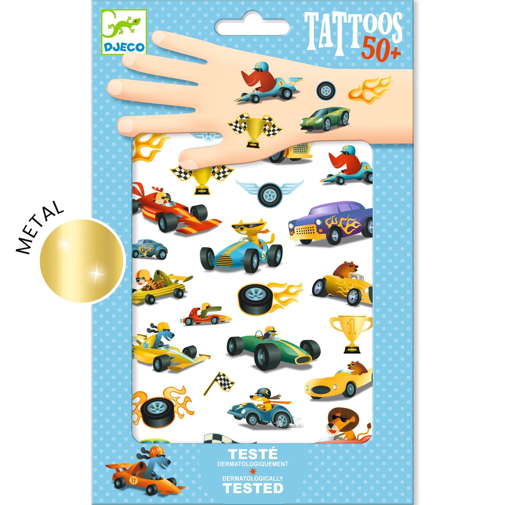 Tatuaggi Temporanei - Auto da Corsa
