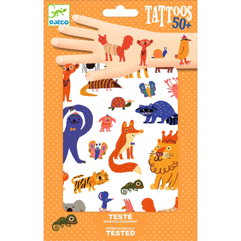 Tatuaggi Temporanei - Animali Divertenti
