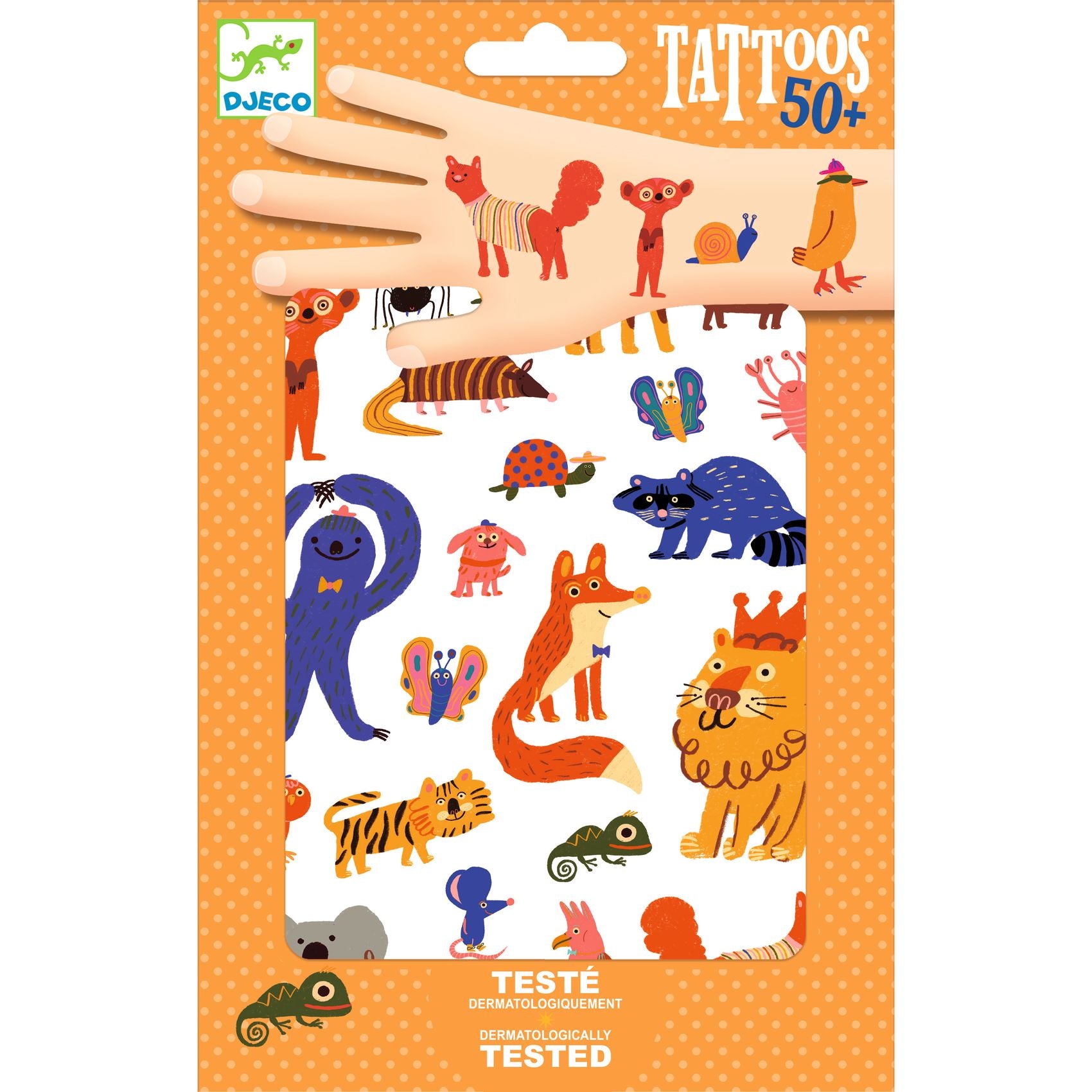 Tatuaggi Temporanei - Animali Divertenti