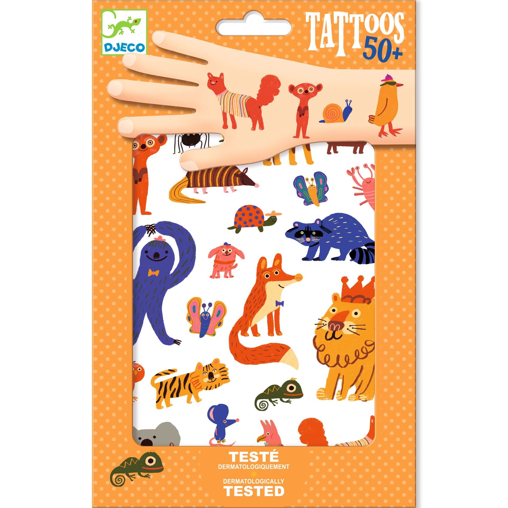 Tatuaggi Temporanei - Animali Divertenti