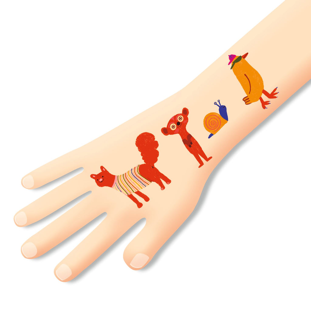 Tatuaggi Temporanei - Animali Divertenti