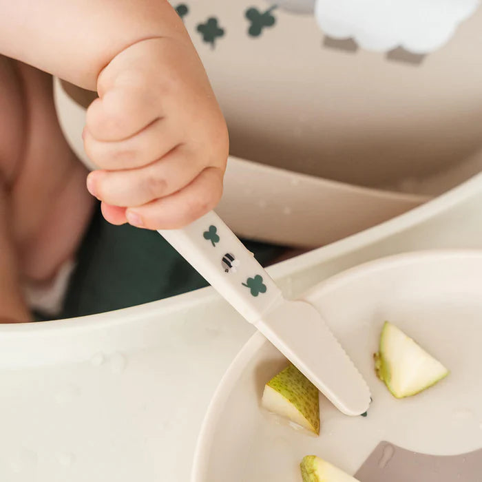 Set Posate  Da Apprendimento 100% PP Alimentare - Sabbia