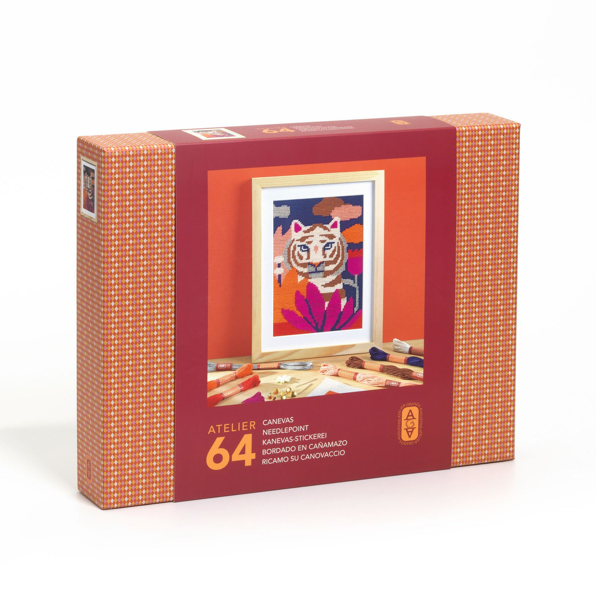 Atelier 64 - Ricamo Su Canovaccio - Djeco