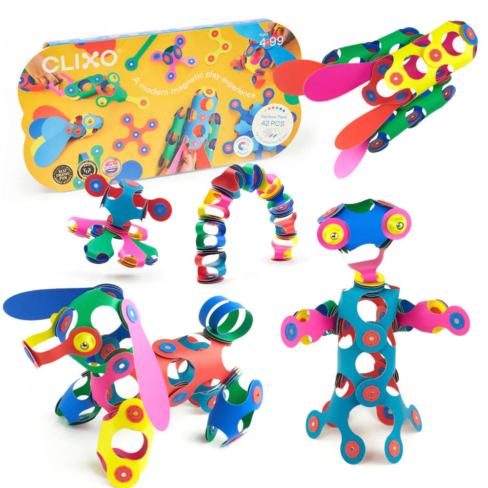 Gioco Magnetico STEAM 42 pezzi - Rainbow