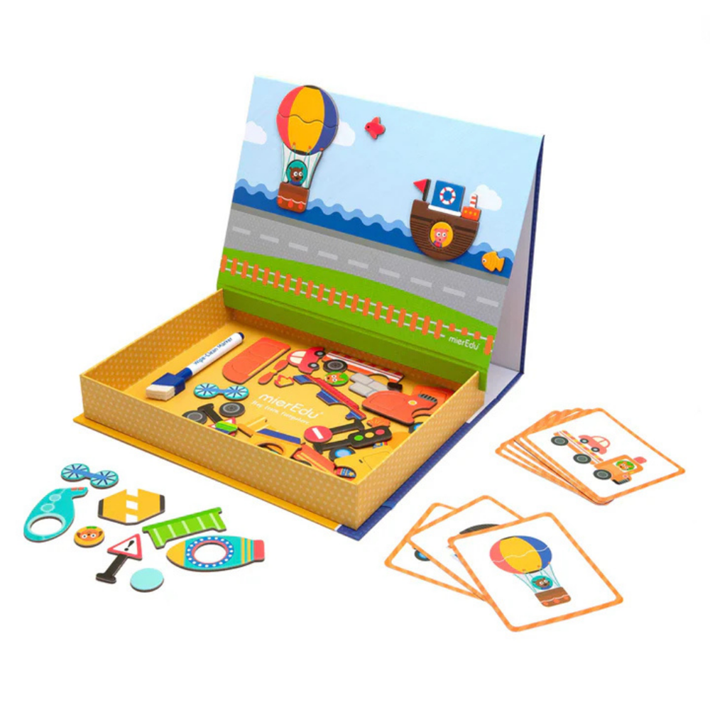 Gioco Magnetico - Valigetta Veicoli - mierEdu - immagine 2