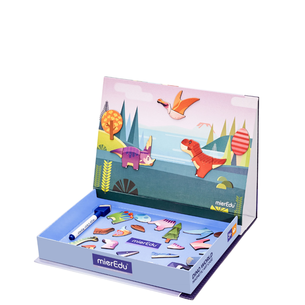 Gioco Magnetico - Valigetta Dinosauri - mierEdu - immagine 2