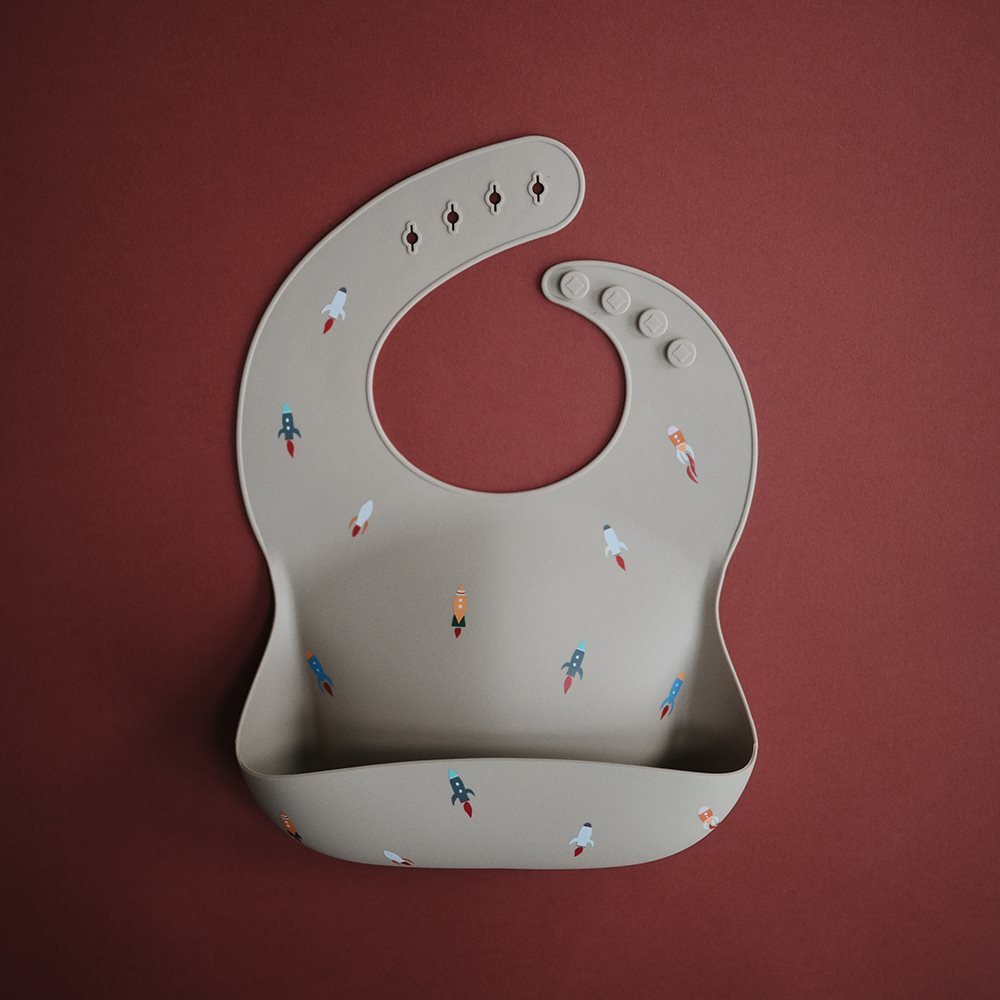 Bavaglino In Silicone Con Tasca - Razzi