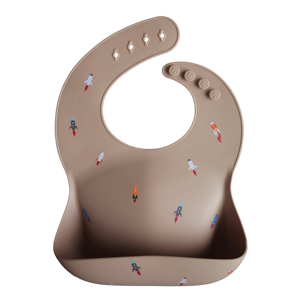 Bavaglino In Silicone Con Tasca - Razzi